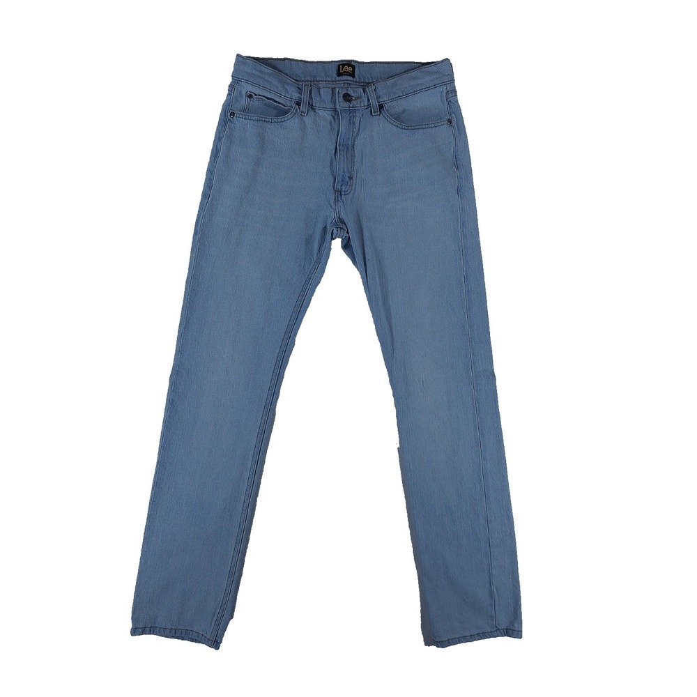 Lee Slim Fit Men's‎ Jeans 32x36 Light Blue Stretch Denim